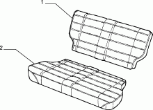 70615/03 REAR SEAT LINING