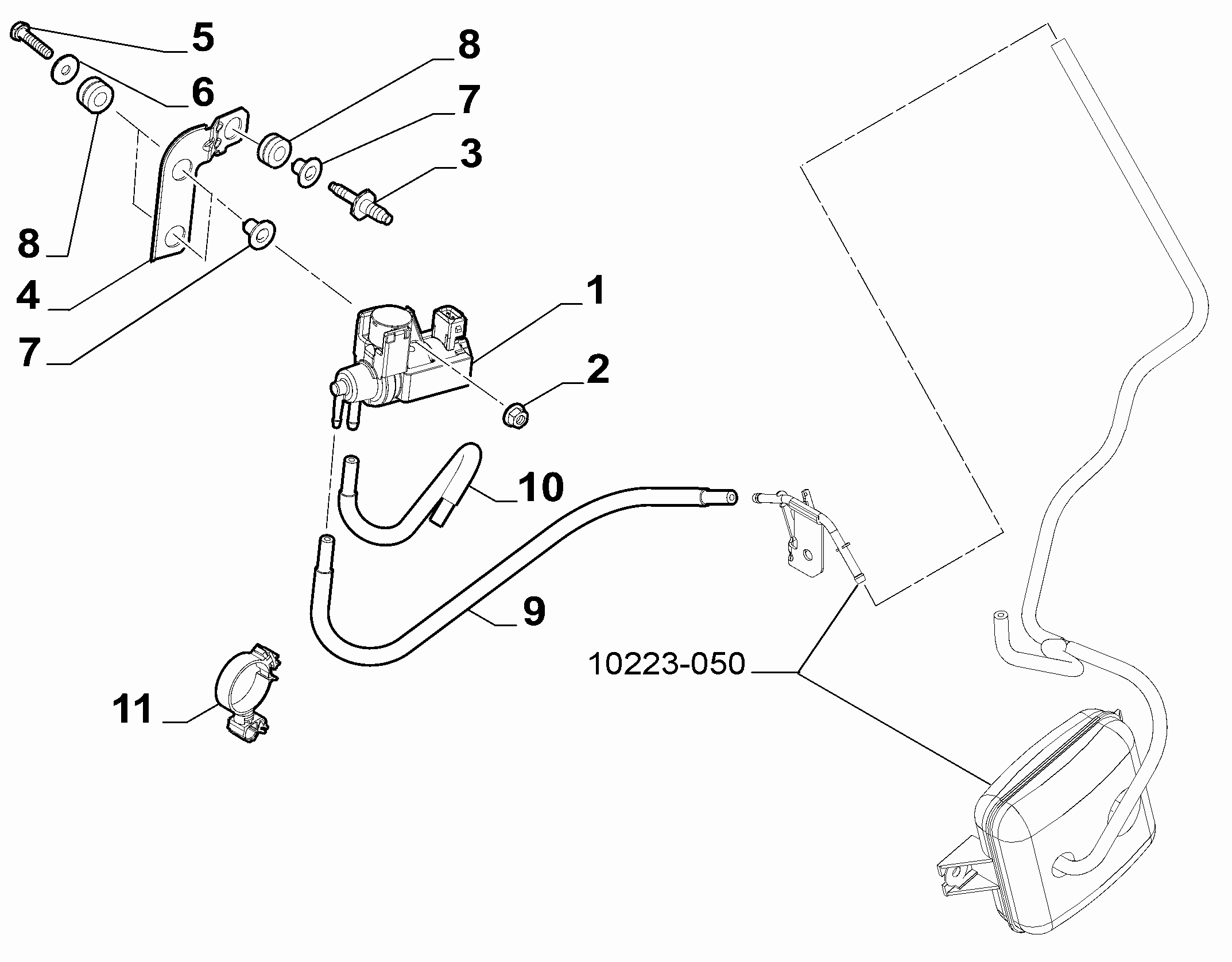 10260-030 DIESEL VALVE PRESSURE GUAGE BOOSTER