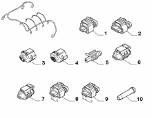 10226-060 ENGINE HARNESS CONNECTORS
