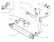 10247/01 HEAT EXCHANGER AND PIPES