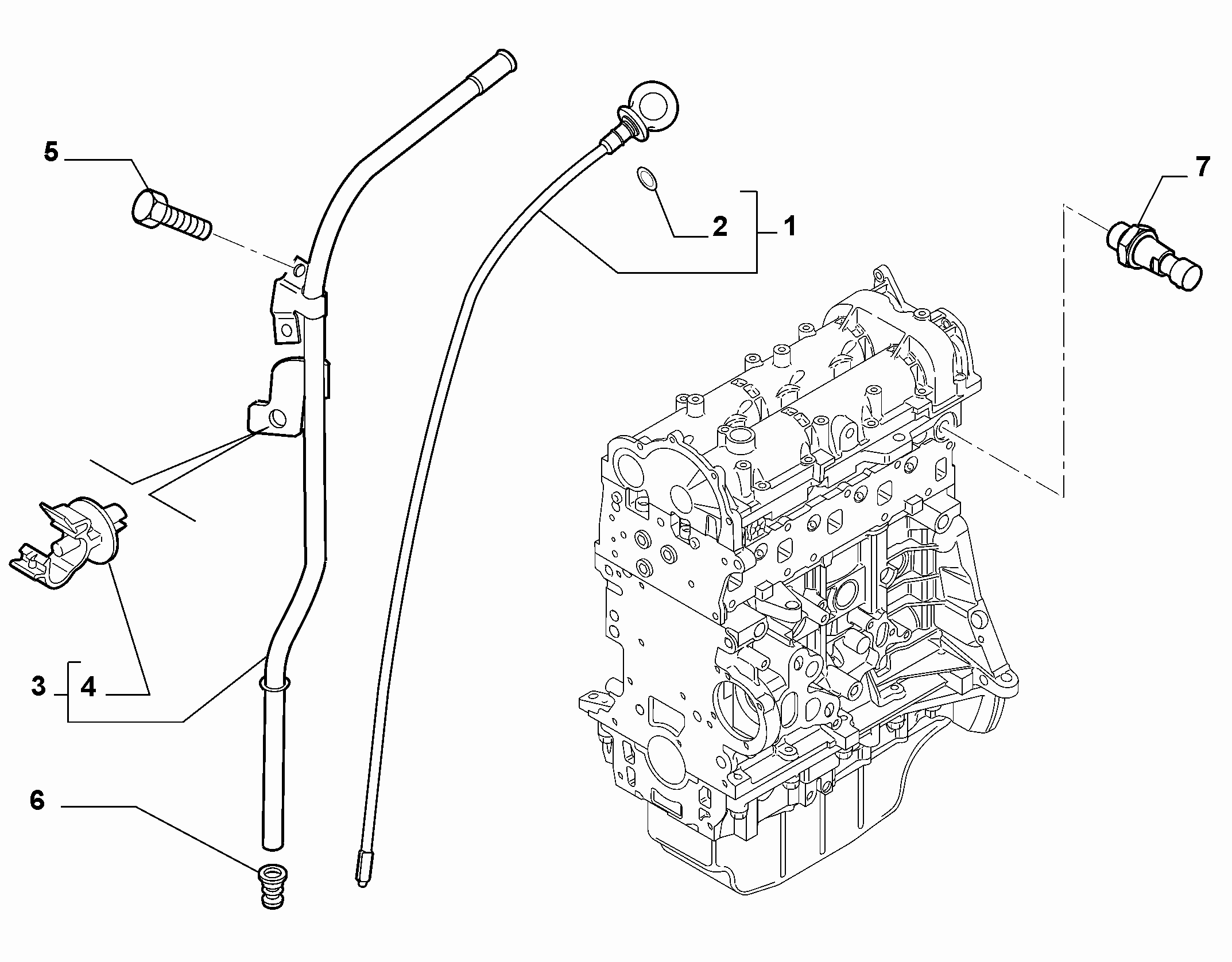 10301-060 DIP STICK, CAP, TRANSMITTER AND PRESSURE ROD