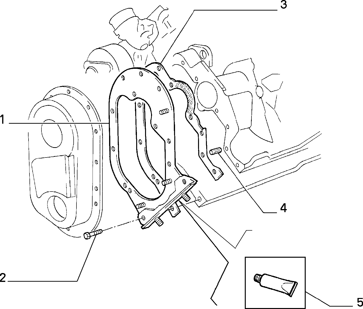 10102/01 КАРТЕР И КРЫШКИ БЛОКА ЦИЛ.