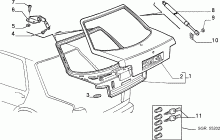 70160/00 КРЫШКА БАГАЖНИКА 