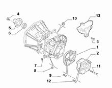 21207-020 GEAR BOX COVERS