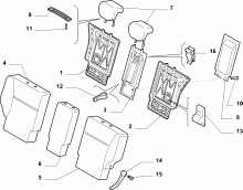 70613/02 REAR SEAT