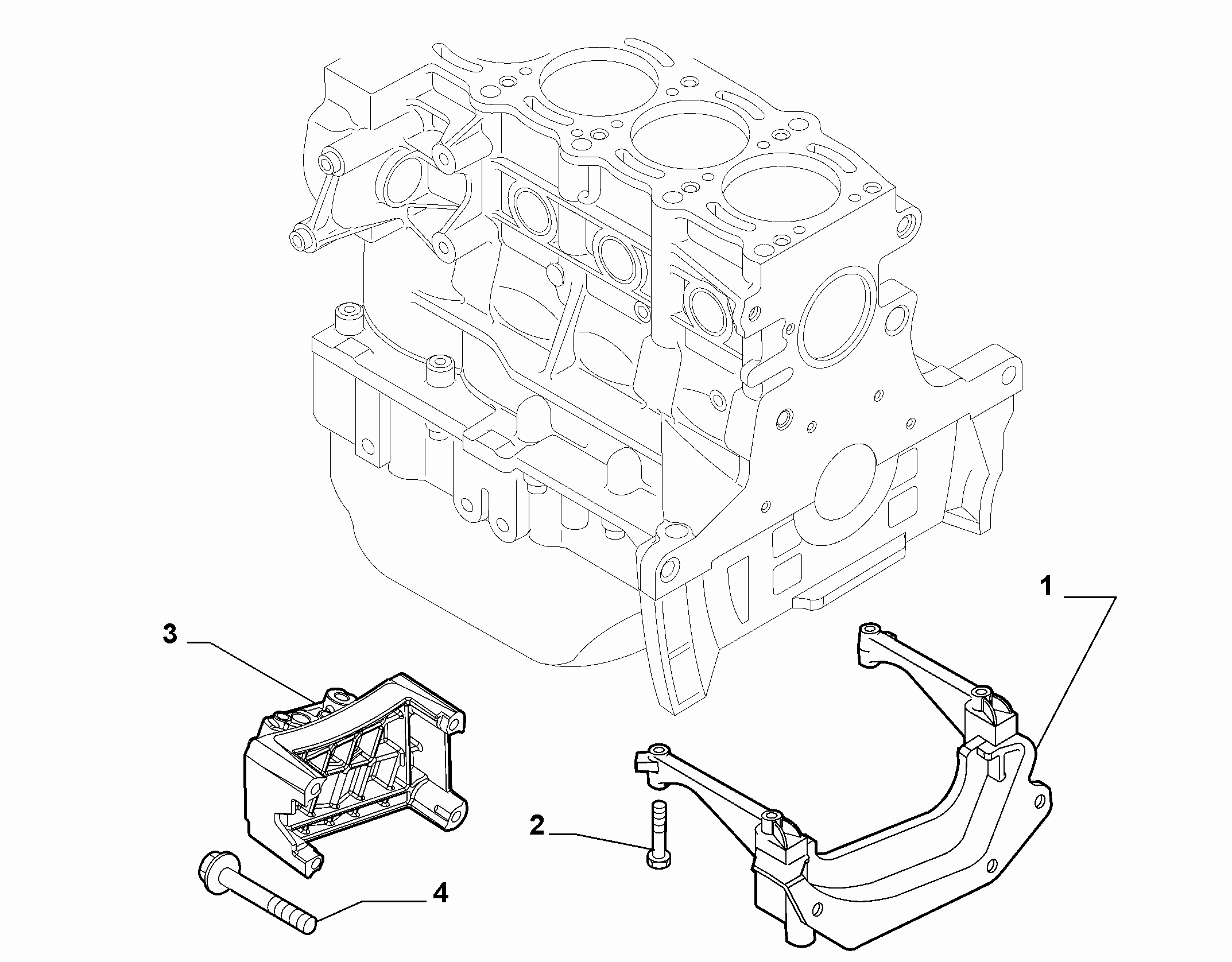 10003-010 ENGINE  SUPPORT