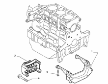 10003-010 ENGINE  SUPPORT