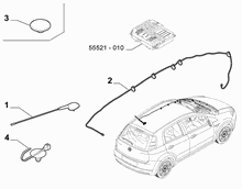55521-030 AERIAL AND WIRING