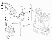 10002-010 ENGINE INLET SCREW ANCHOR AND TENSION ROD SUSPENSION
