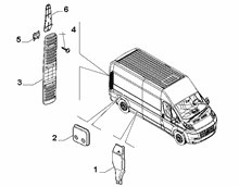 70523-110 REAR COVERS, LOWER SIDE