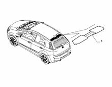 70732-010 REAR DOOR SPOILER