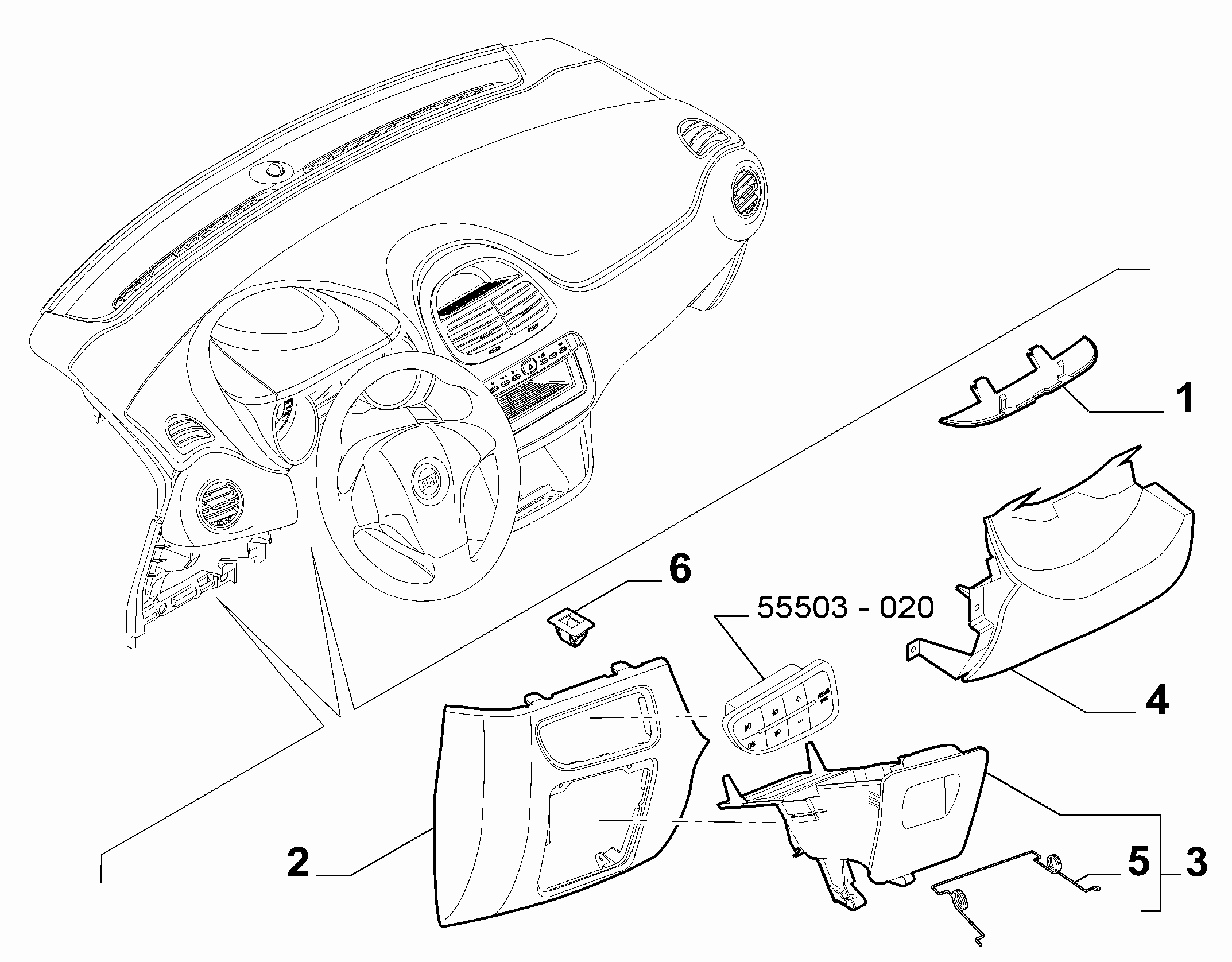 70502-050 BOOT LID COVERS