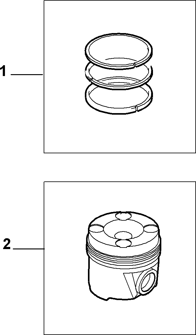 10105-020 PISTONS AND RINGS