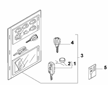 55202-020 KEY KIT AND OPENING SYSTEM