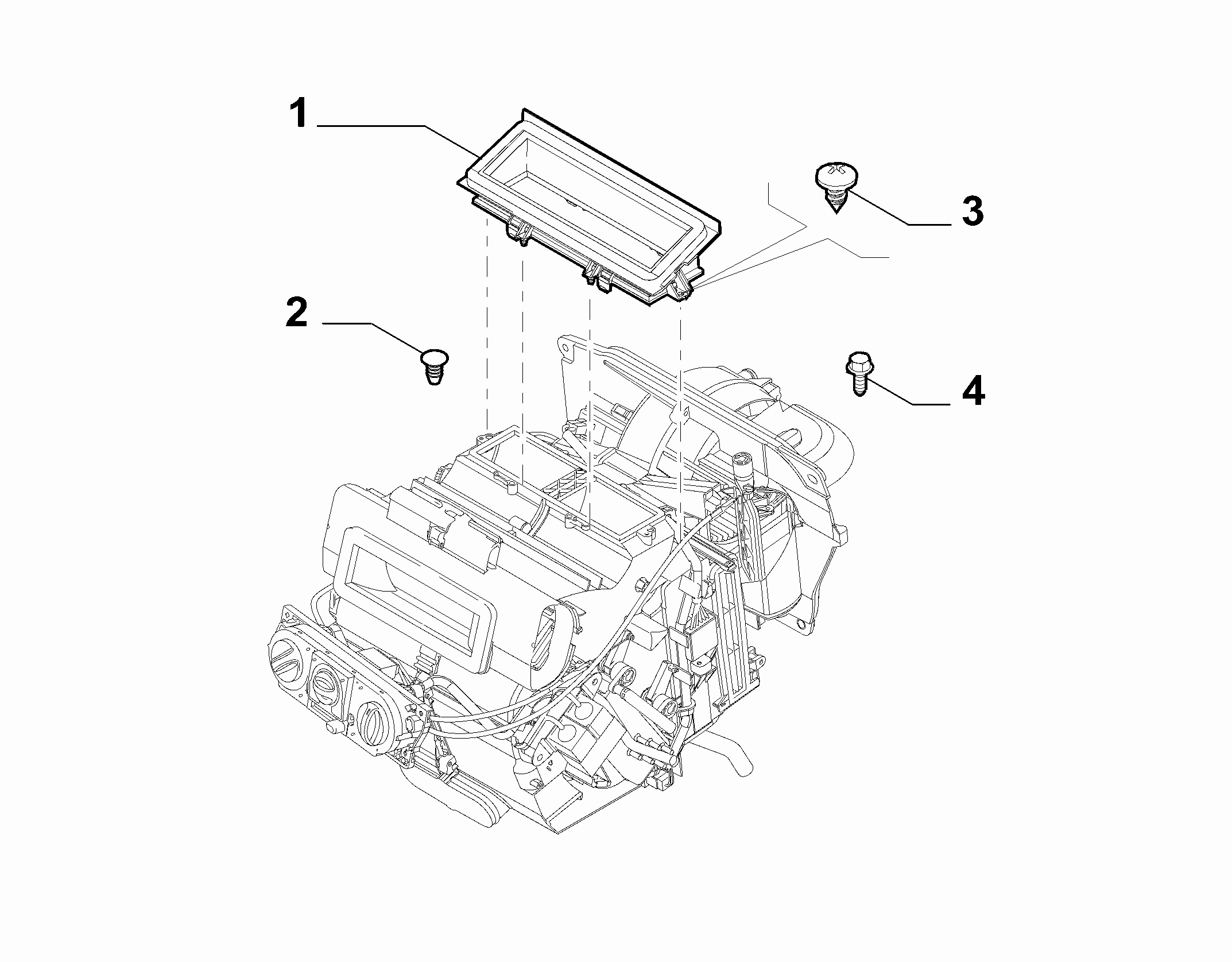 50101-070 REAR AIR DUCT