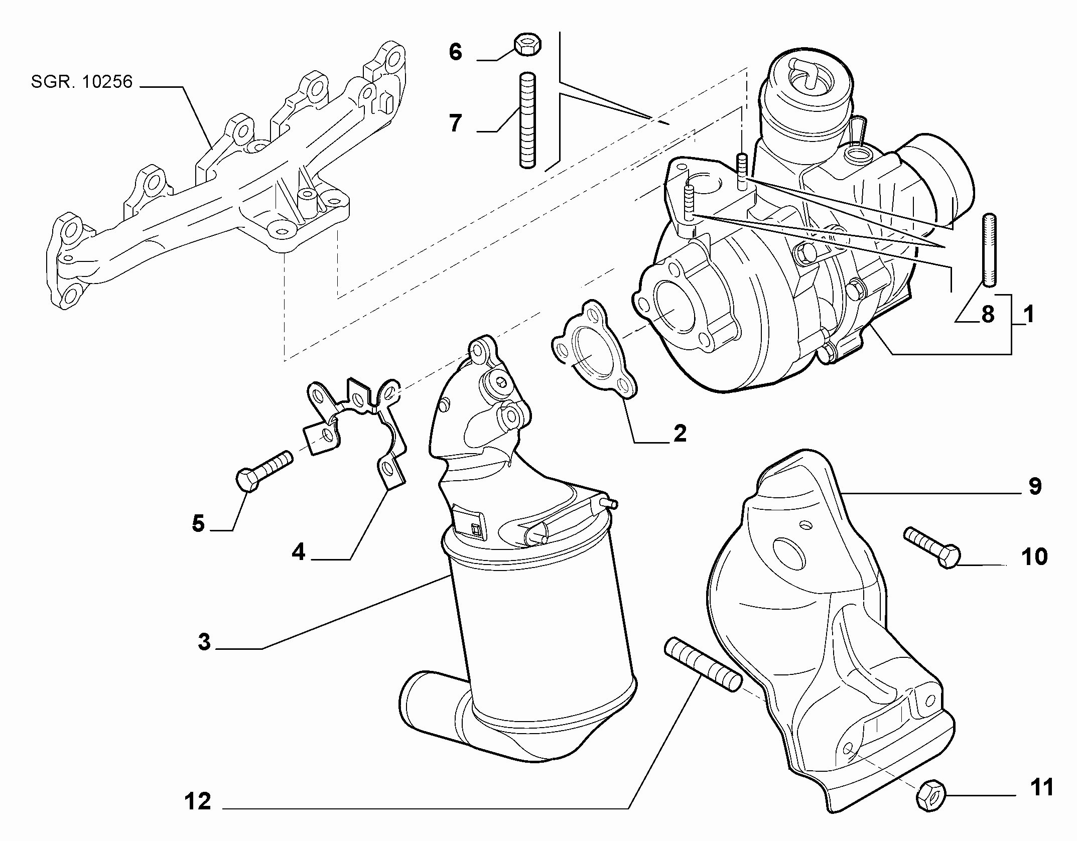 10252-010 TURBOCOMPRESSOR AND PRECATALYSER