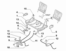 70613/02 REAR SEAT