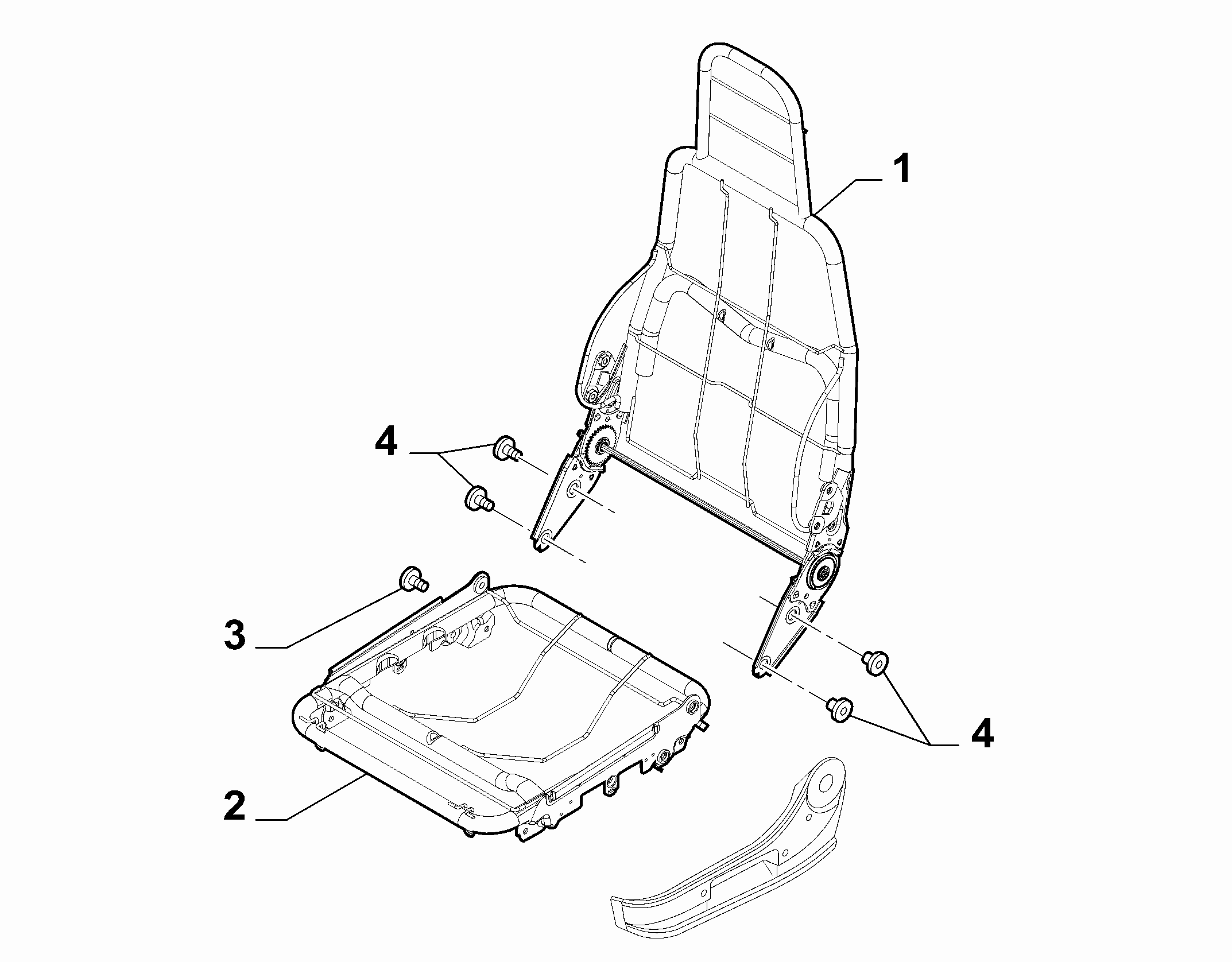 70601-022 PASSENGER SEAT FRAMES