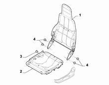 70601-022 PASSENGER SEAT FRAMES