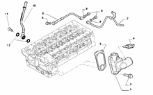 10402-020 THERMOSTAT AND WATER PIPES