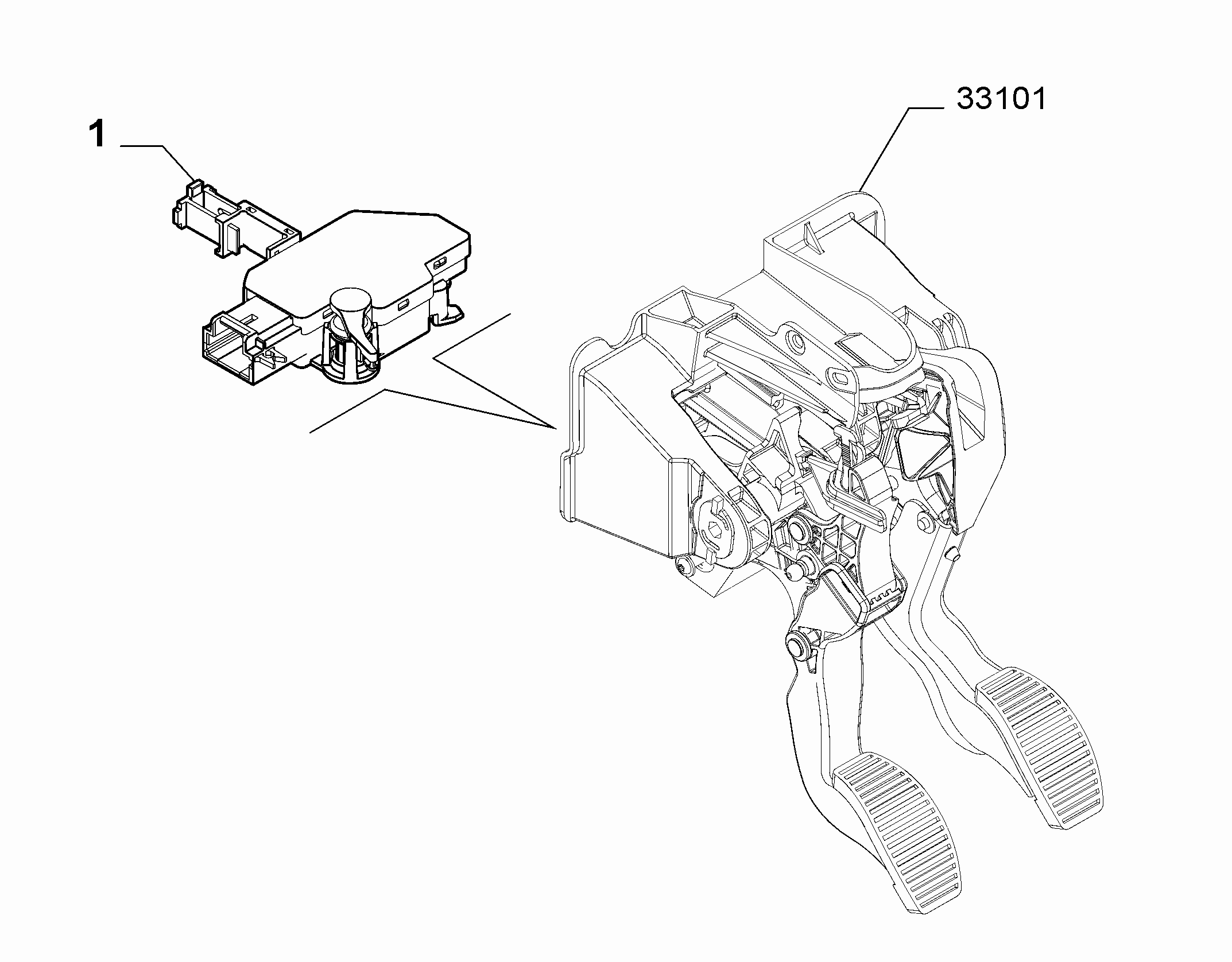 18101-020 CLUTCH DRIVE RELEASE SWITCH