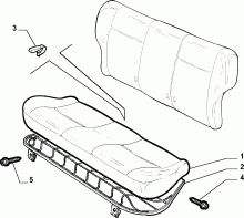 70613/00 REAR SEAT
