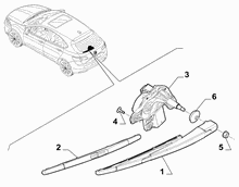 55514-020 REAR WIPERS - ARM, BRUSHES AND MOTOR