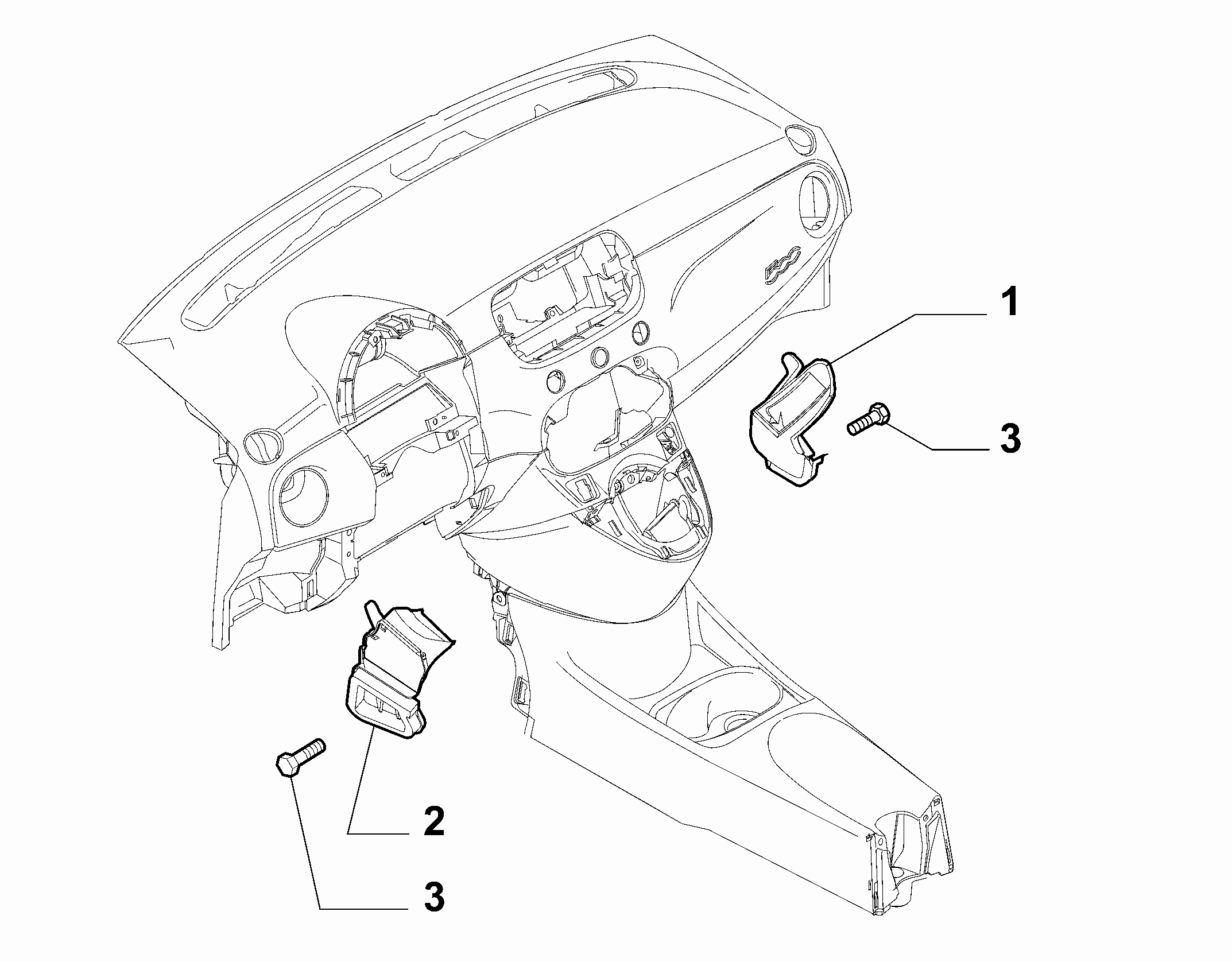50101-060 FRONT AIR DUCT