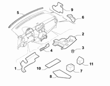 70502-080 DASHBOARD SOUNDPROOFING