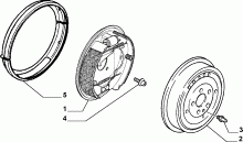 33125/00 ТОРМОЗА ЗАДНИХ КОЛЕС 