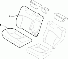 70615/03 REAR SEAT LINING