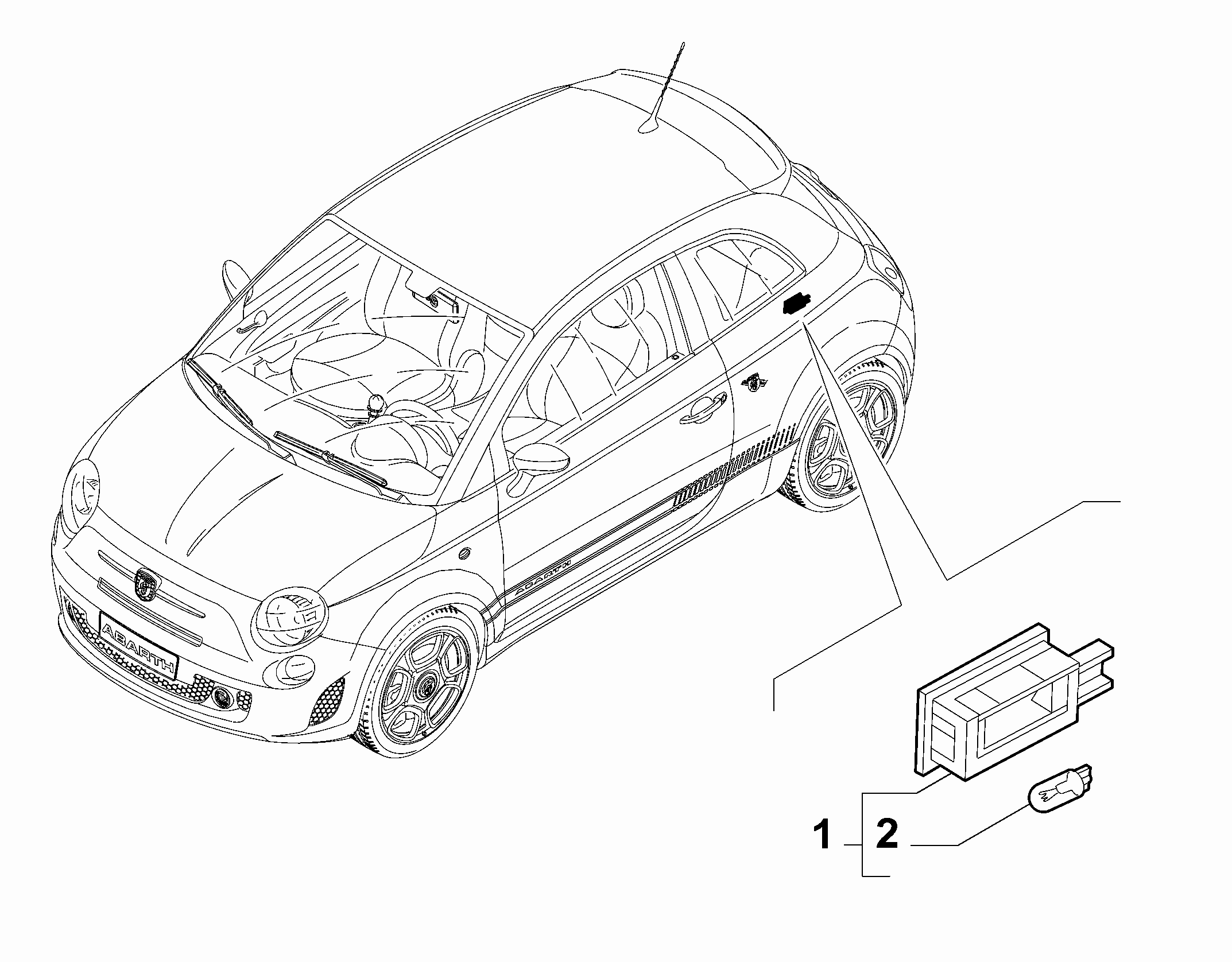 55402-030 TRUNK LIGHT