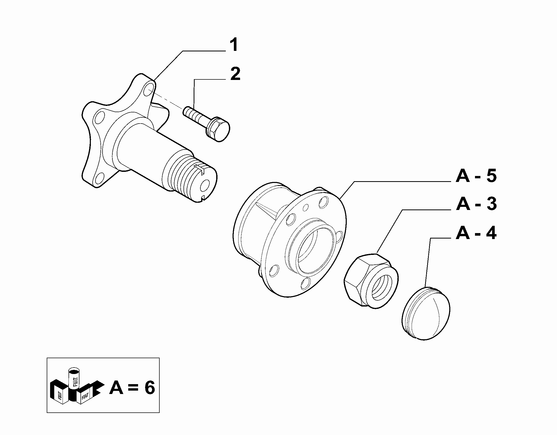 44321-010 REAR FUSE AND HUB