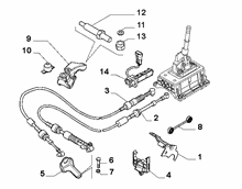 21221-020 GEAR STICK FLEX SHAFT