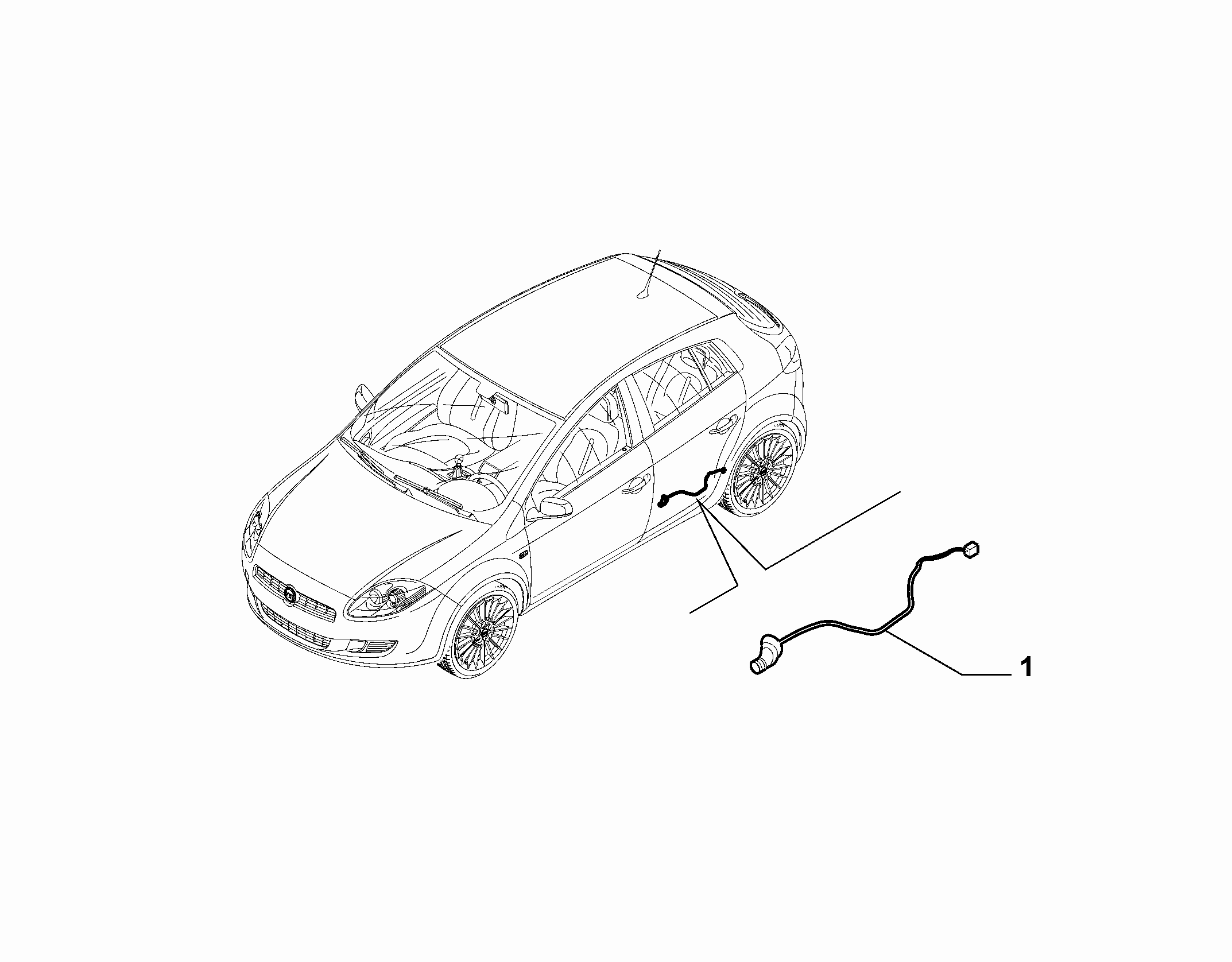 55526-020 REAR DOOR HARNESS