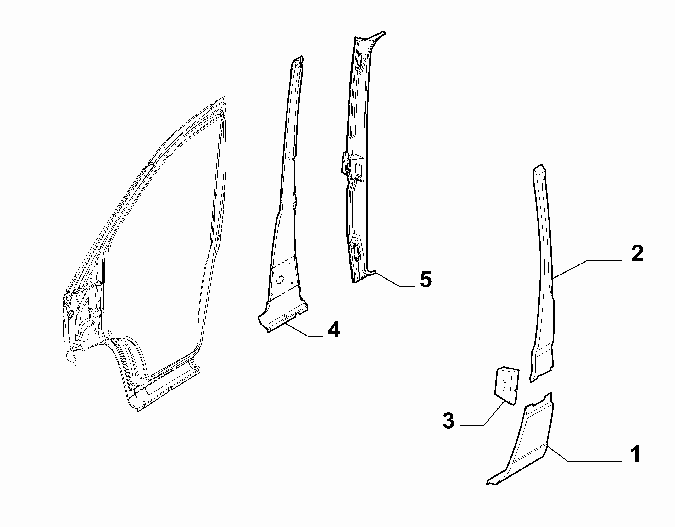70019-010 EXTERNAL SIDE FRAME
