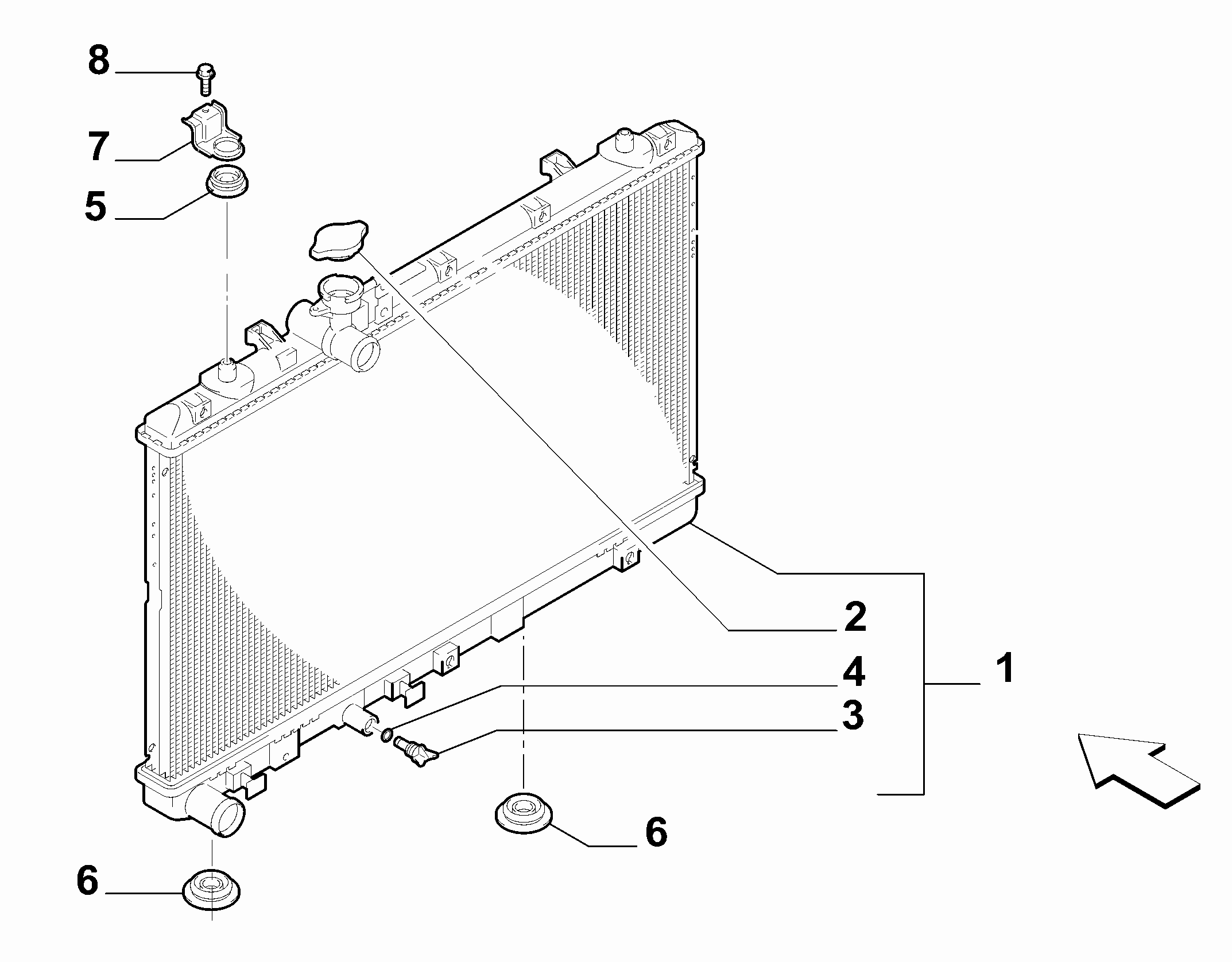 10401-010 RADIATOR