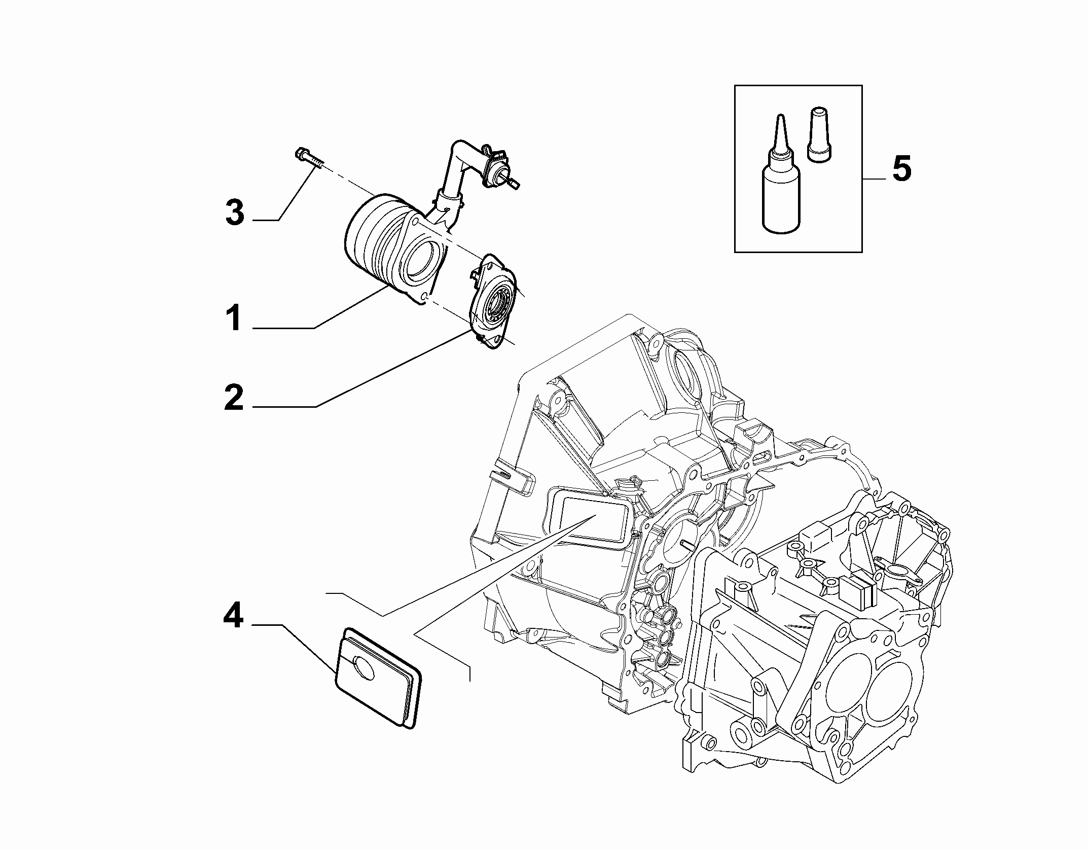 21207-040 HYDRAULIC ACTUATOR CLUTCH RELEASE