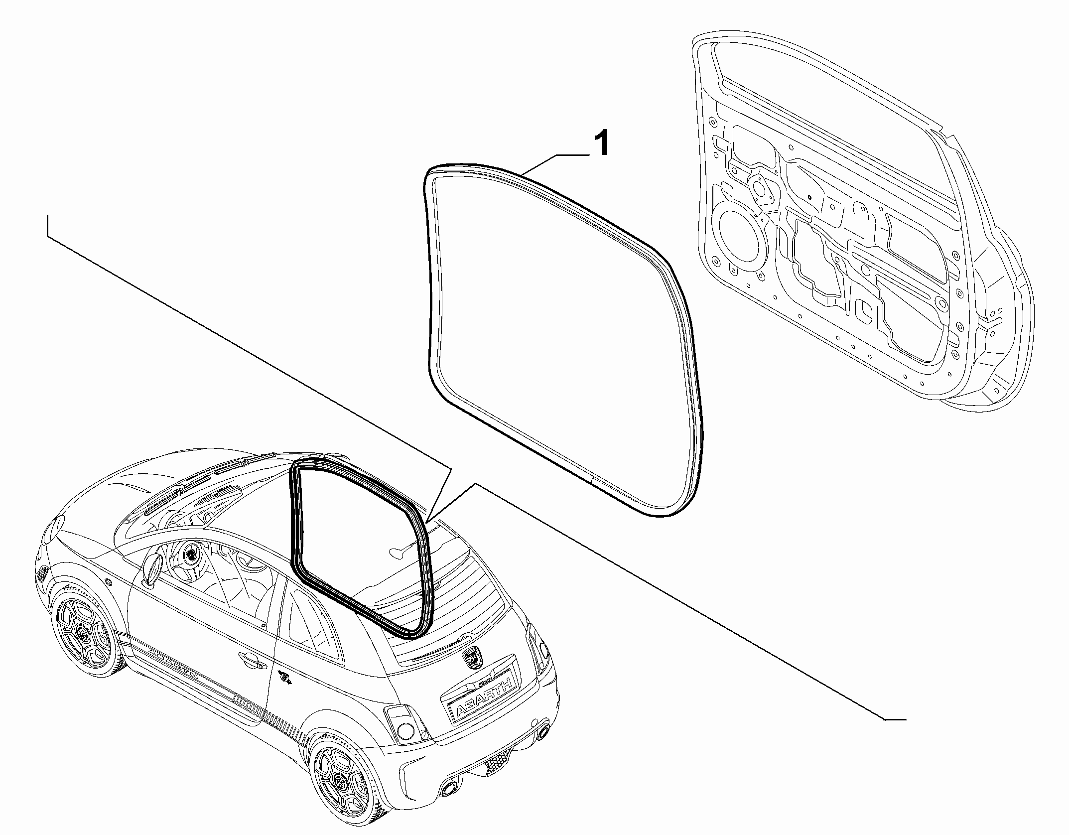 70129-080 FRONT DOOR RING GASKET