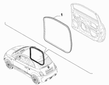 70129-080 FRONT DOOR RING GASKET