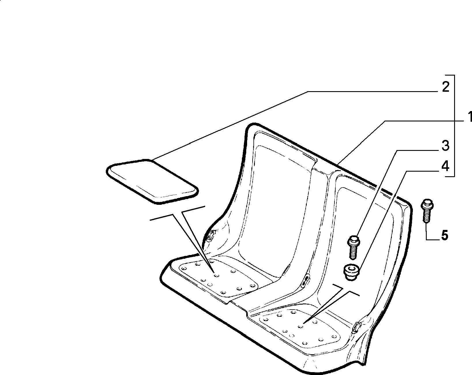 70613/00 REAR SEAT