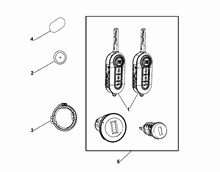 55202-020 KEY KIT AND OPENING SYSTEM