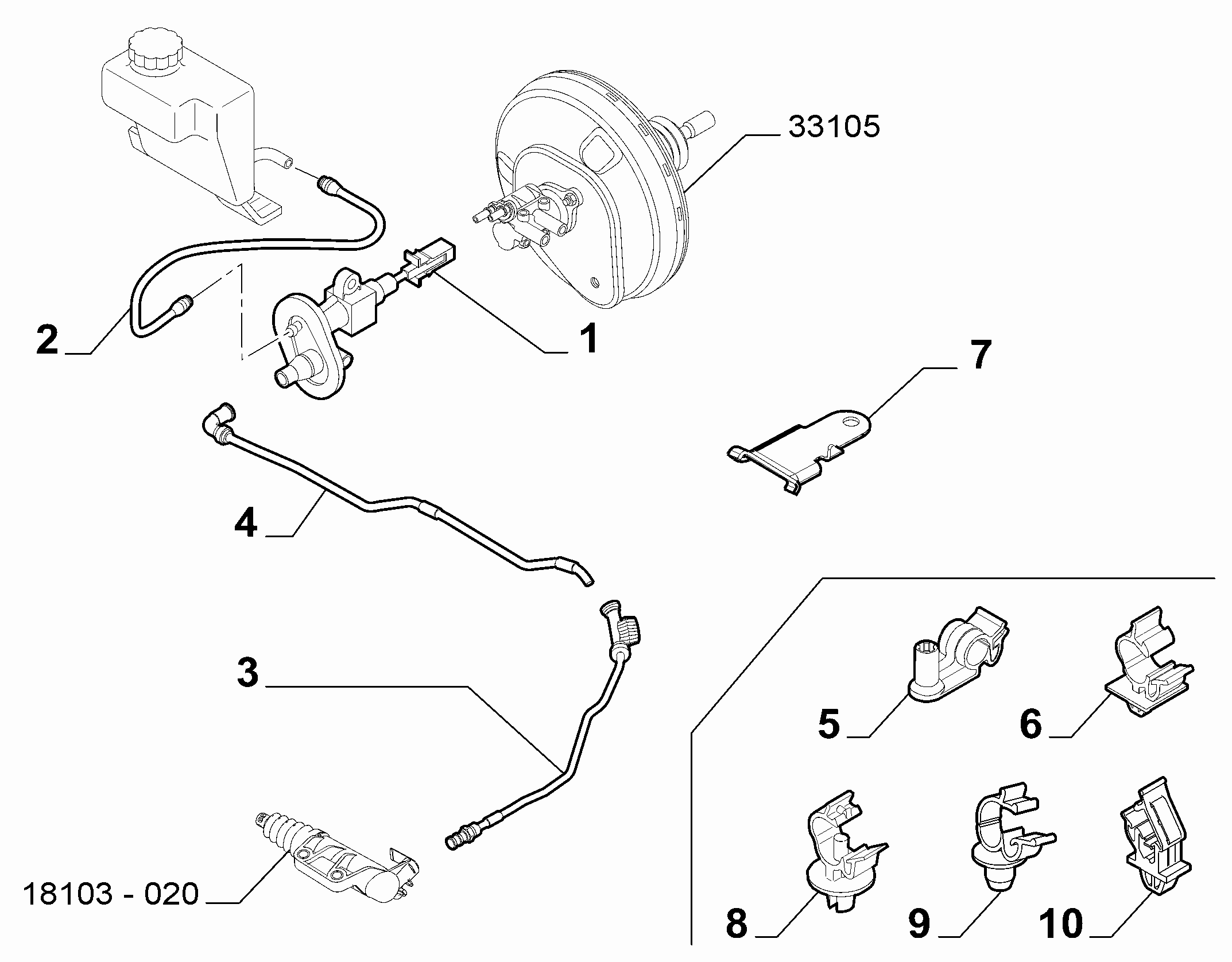 18103-010 CLUTCH PUMP AND CASING