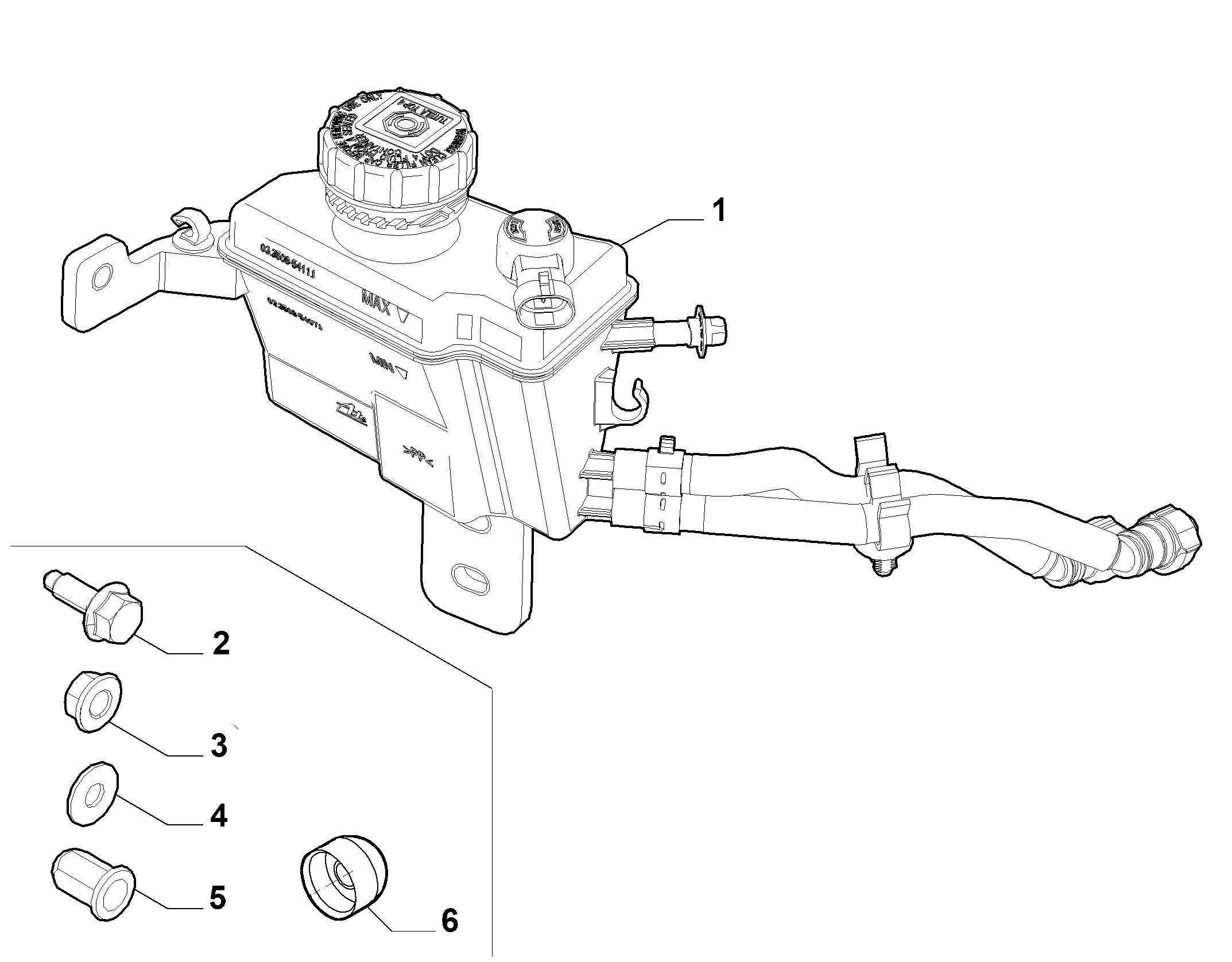 33102-020 BRAKE RESERVOIR