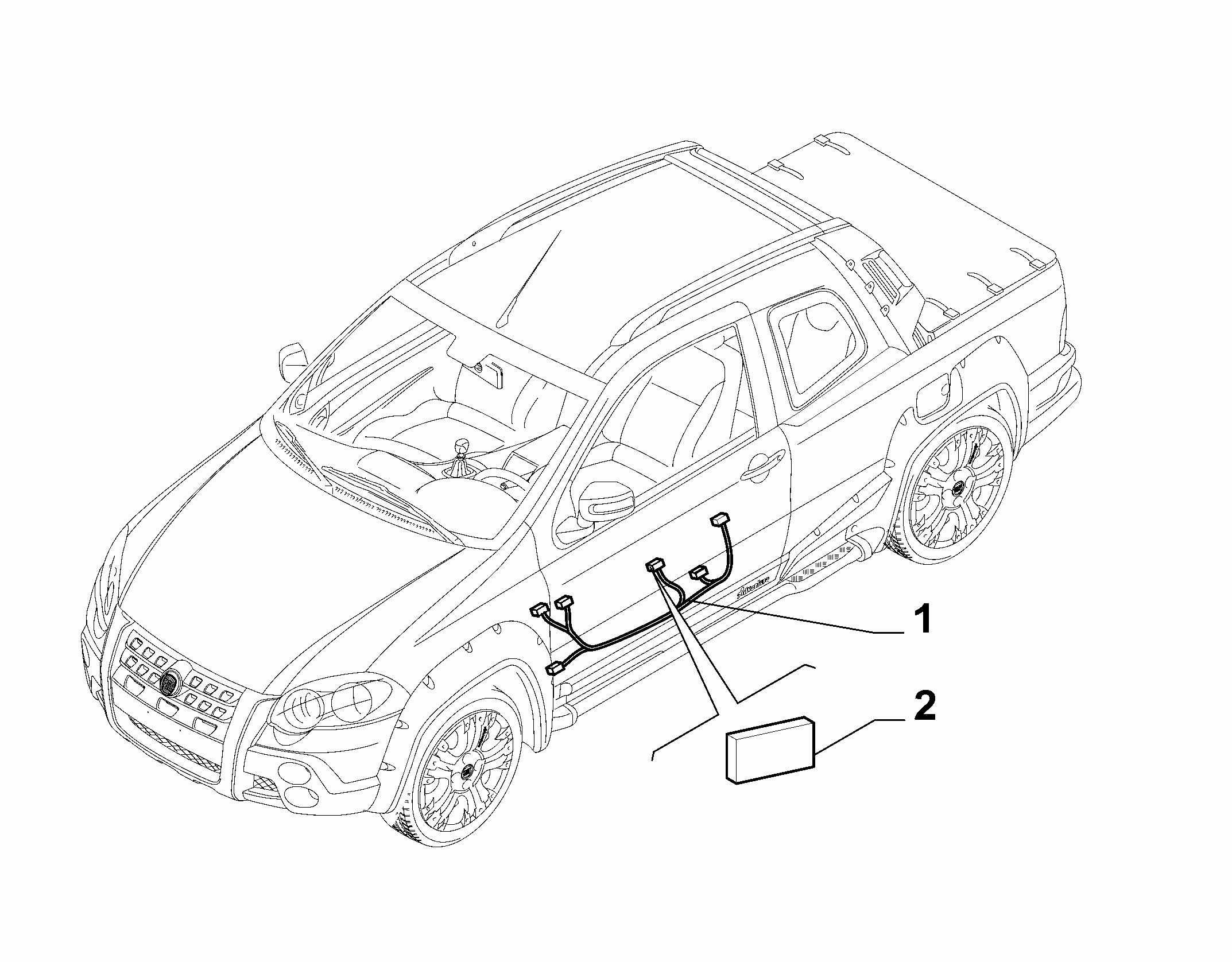 55526-010 FRONT DOOR HARNESS