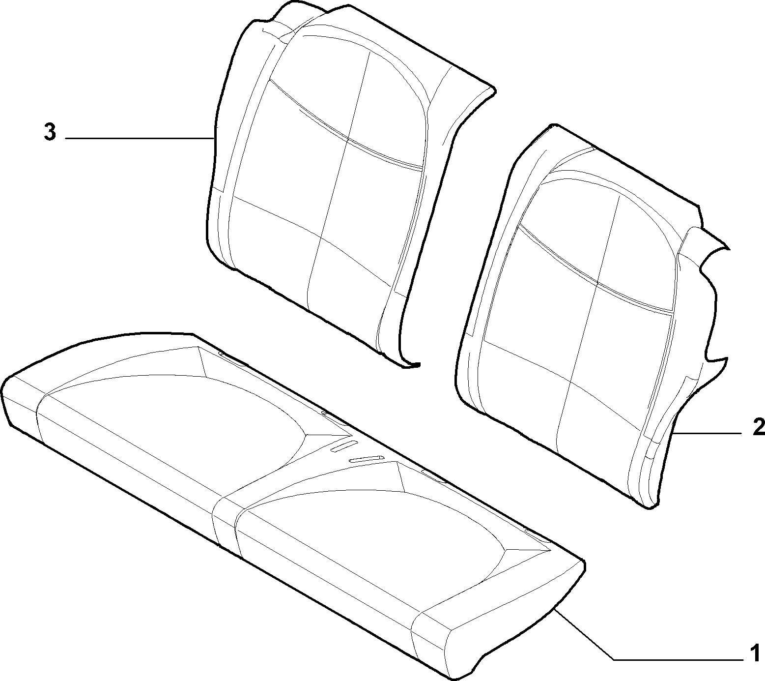 70613-010 REAR SET PADDING
