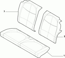 70613-010 REAR SET PADDING
