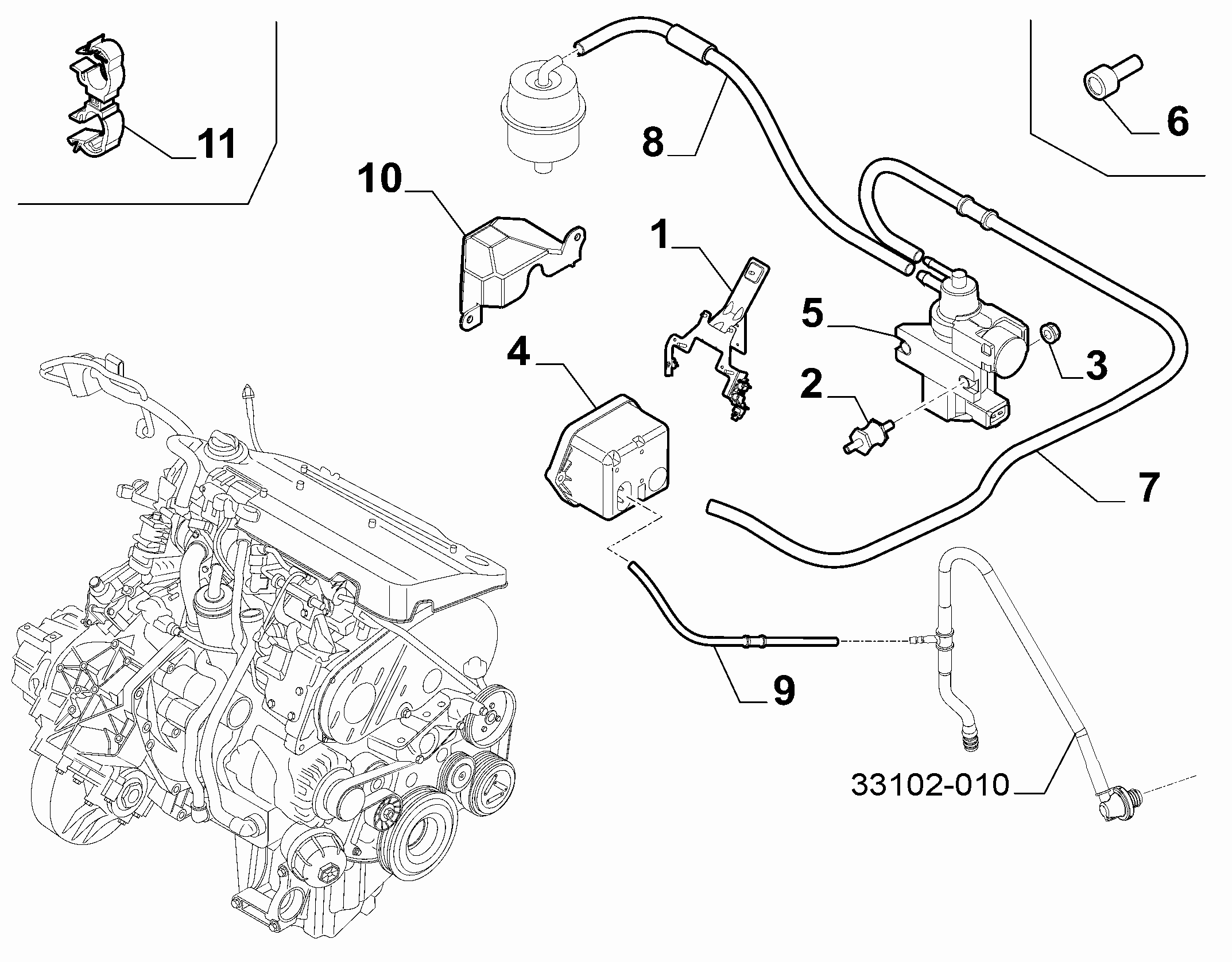 10260-030 DIESEL VALVE PRESSURE GUAGE BOOSTER