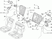 70613/00 REAR SEAT