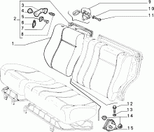 70613/01 REAR SEAT